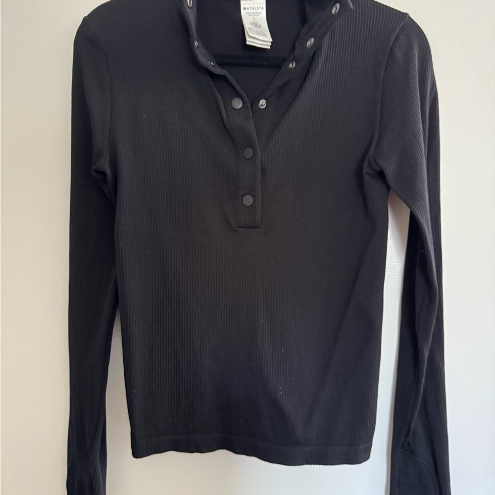 Athleta Ribbed Top